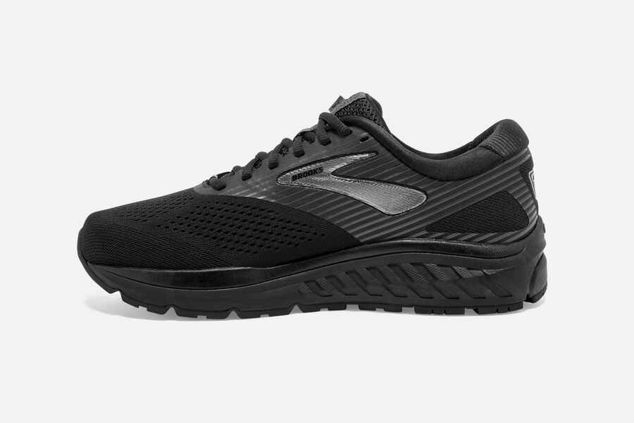 Brooks Addiction 14 Road Running Shoes - Mens - Black/Grey - LX8423501